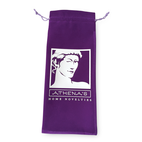 Athena's Purple Velvet Toy Bag